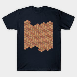 Persian Star Motif Tile Mosaic Quilt T-Shirt